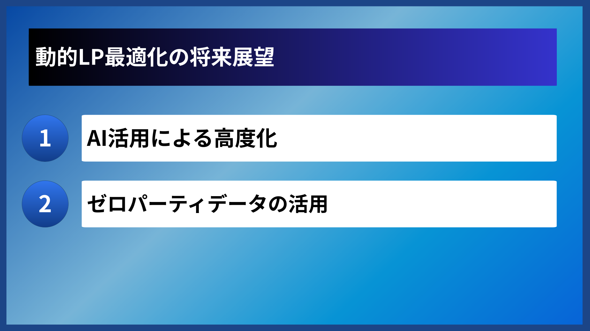 動的LP最適化の将来展望