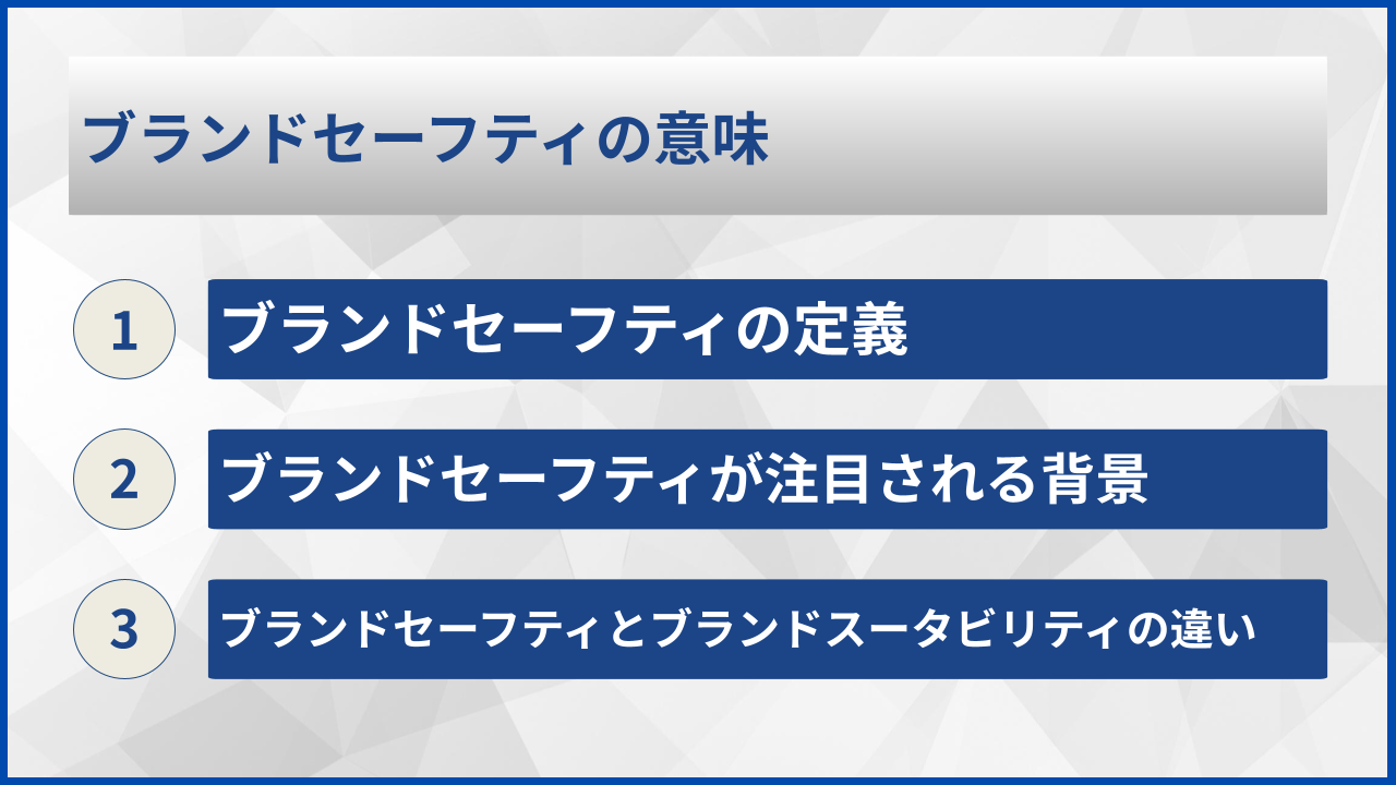 ブランドセーフティの意味