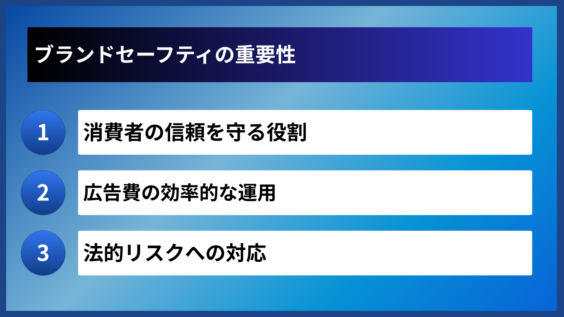 ブランドセーフティの重要性