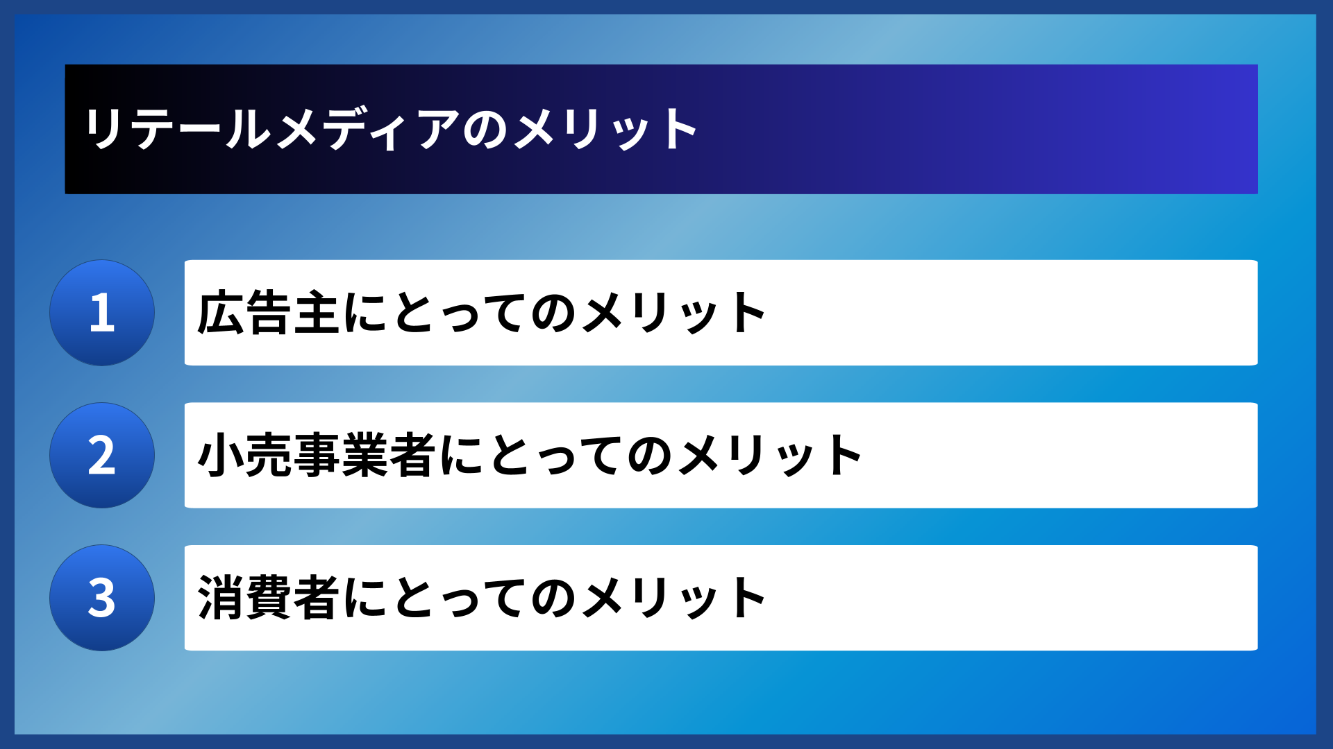 リテールメディアのメリット