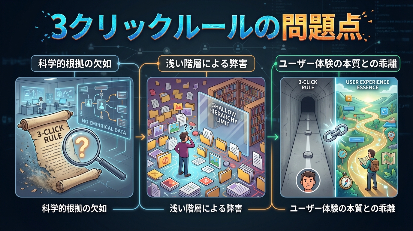 3クリックルールの問題点