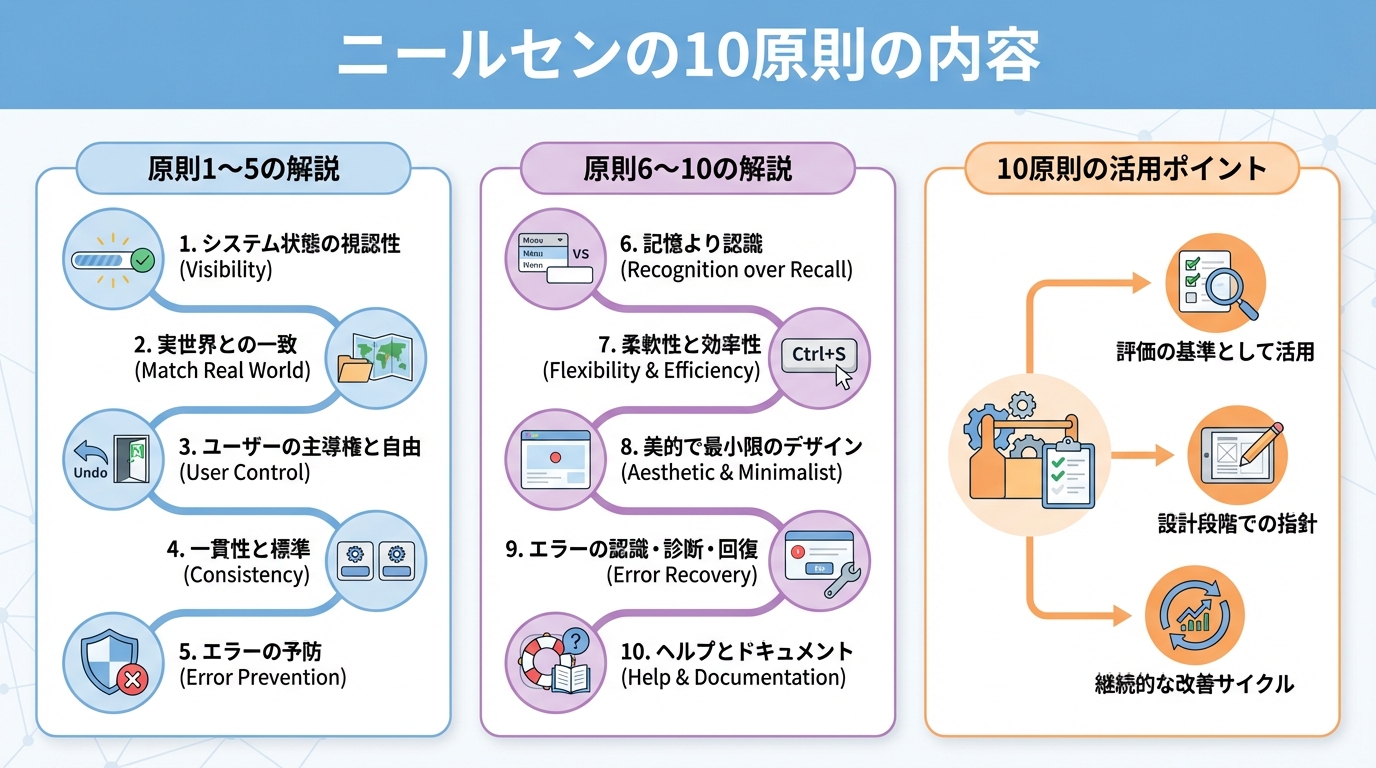 ニールセンの10原則の内容