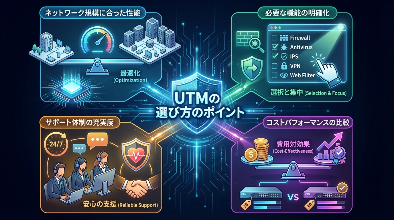 UTMの選び方のポイント