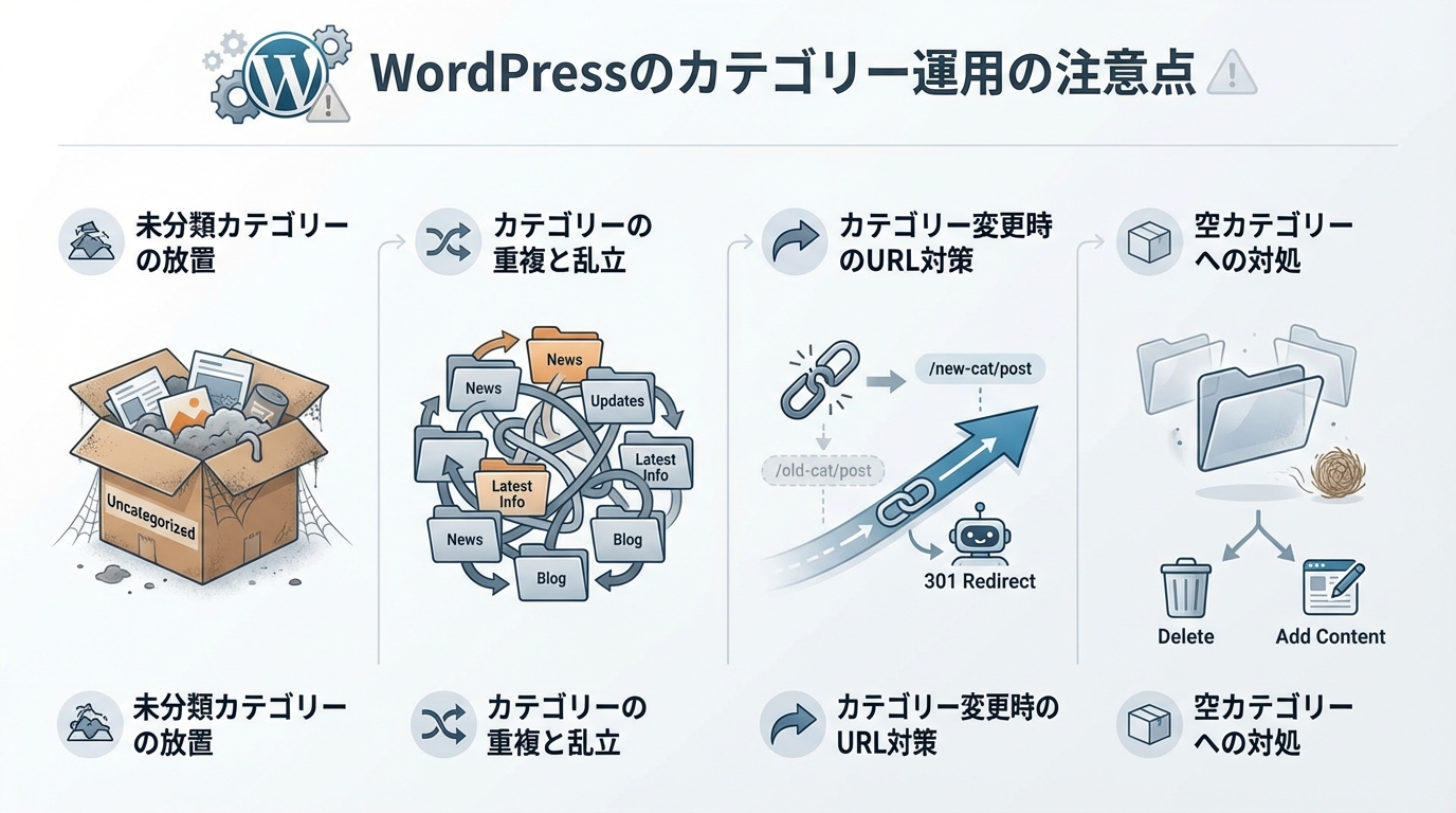 WordPressのカテゴリー運用の注意点