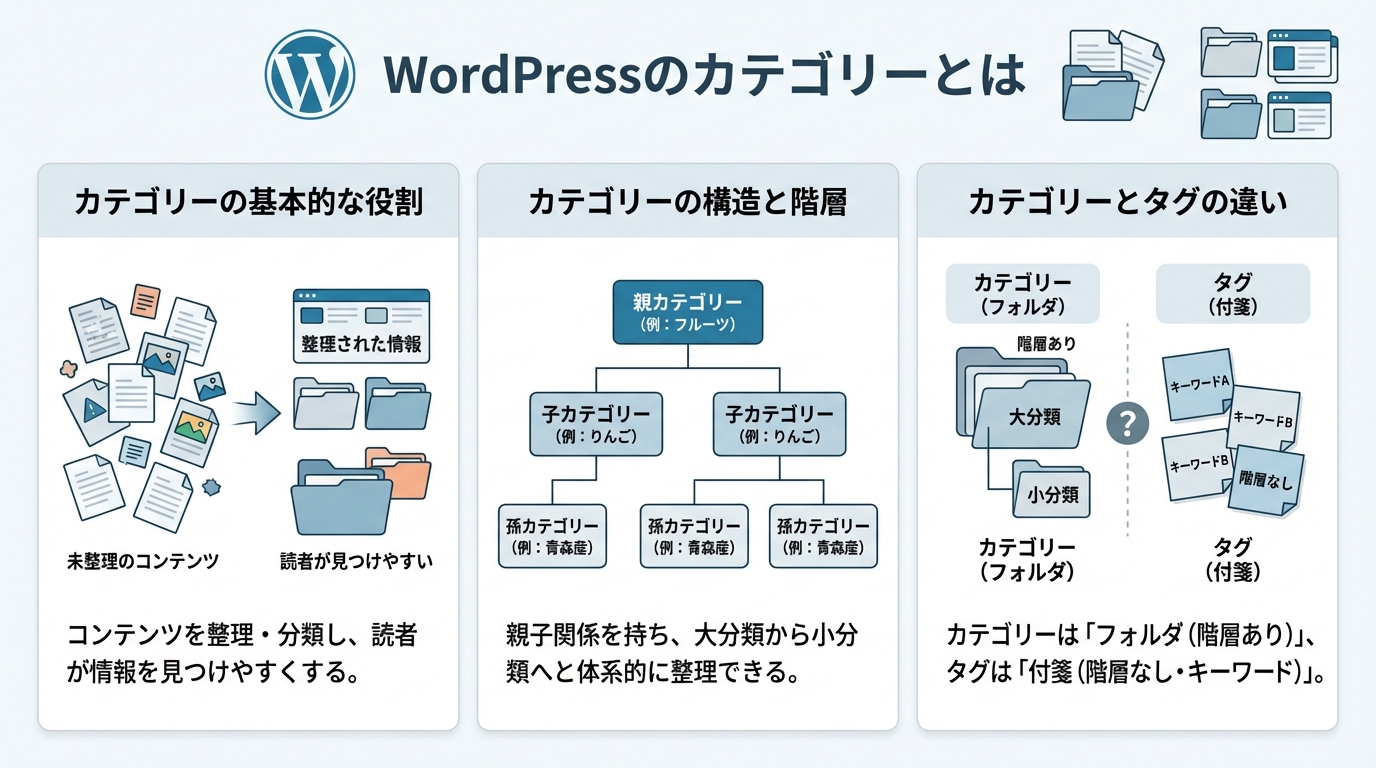 WordPressのカテゴリーとは