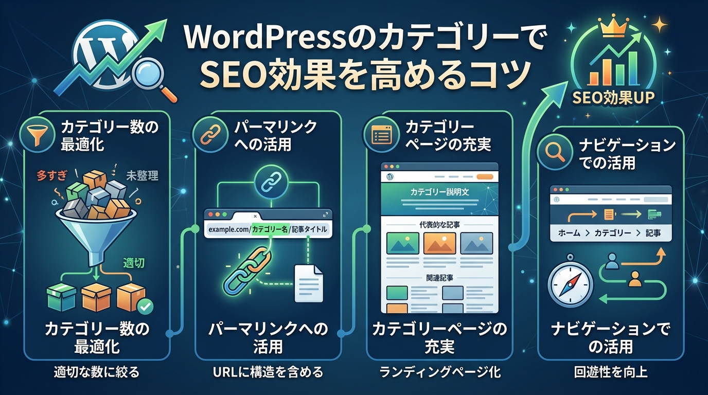WordPressのカテゴリーでSEO効果を高めるコツ