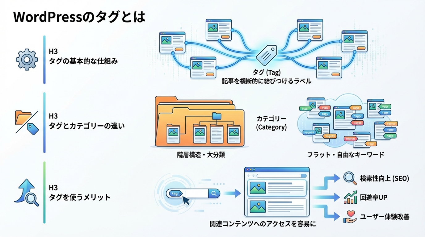 WordPressのタグとは
