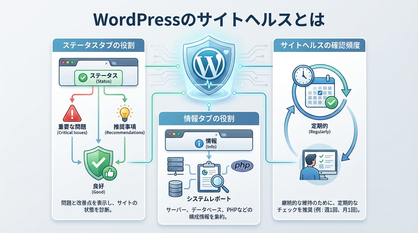 WordPressのサイトヘルスとは