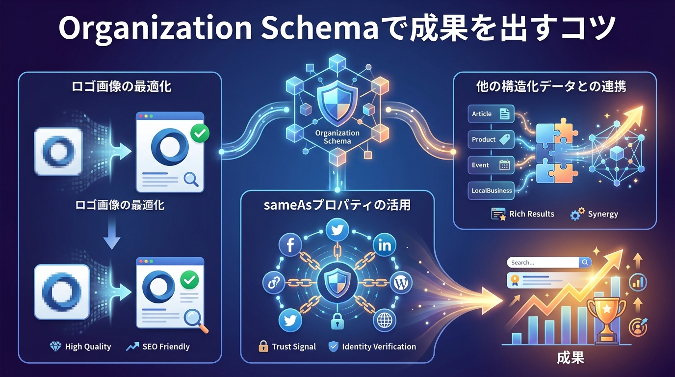 Organization Schemaで成果を出すコツ