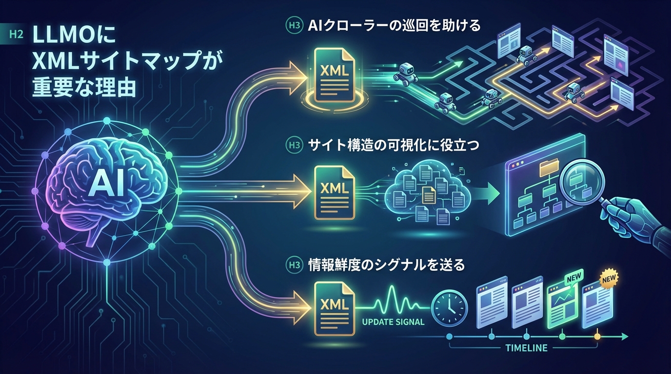 LLMOにXMLサイトマップが重要な理由