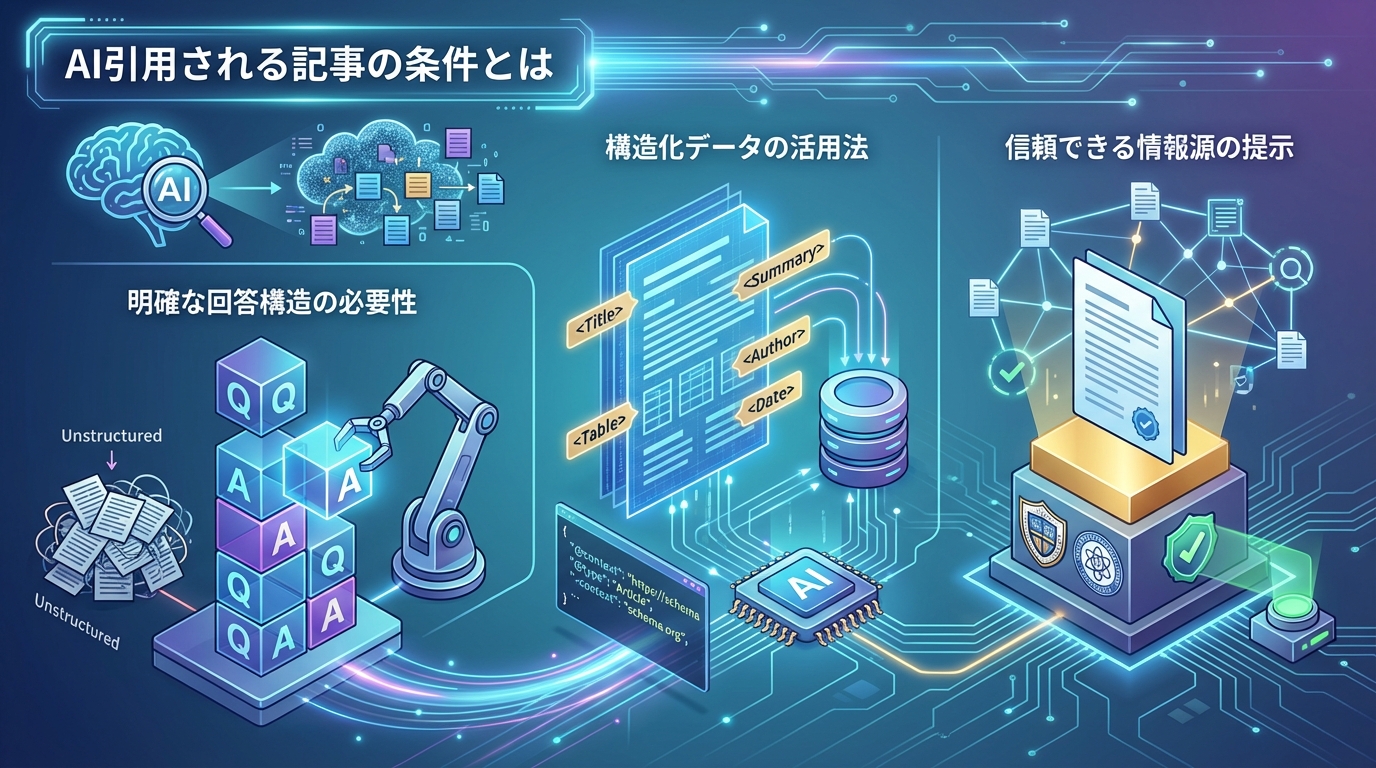 AI引用される記事の条件とは