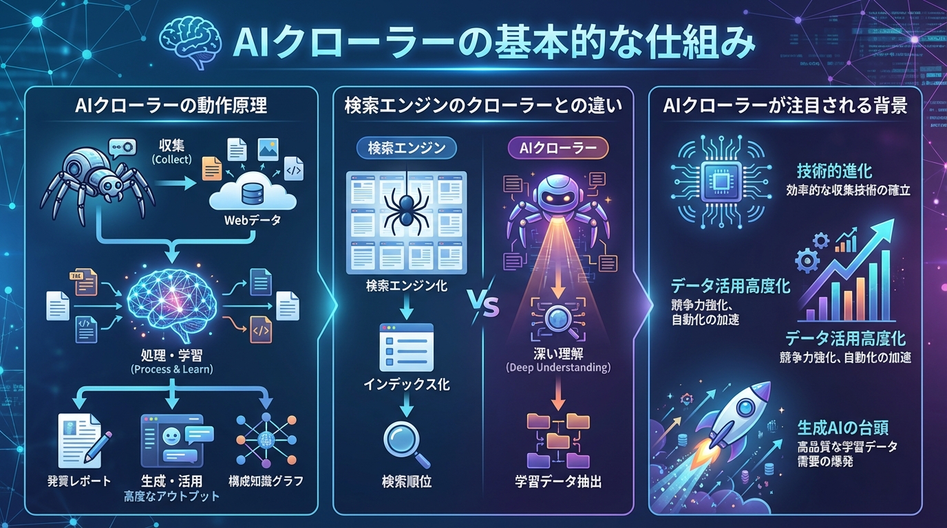 AIクローラーの基本的な仕組み
