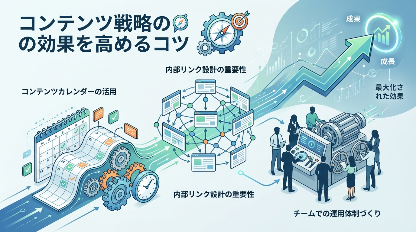 コンテンツ戦略の効果を高めるコツ
