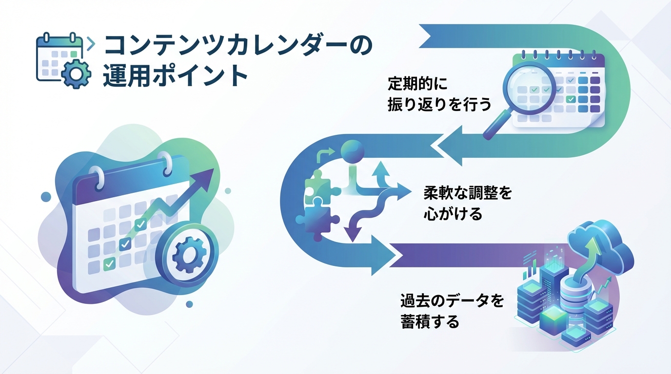 コンテンツカレンダーの運用ポイント