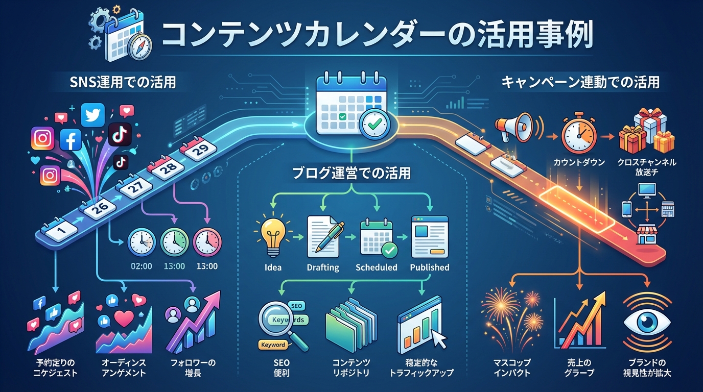 コンテンツカレンダーの活用事例