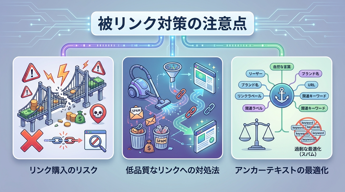 被リンク対策の注意点