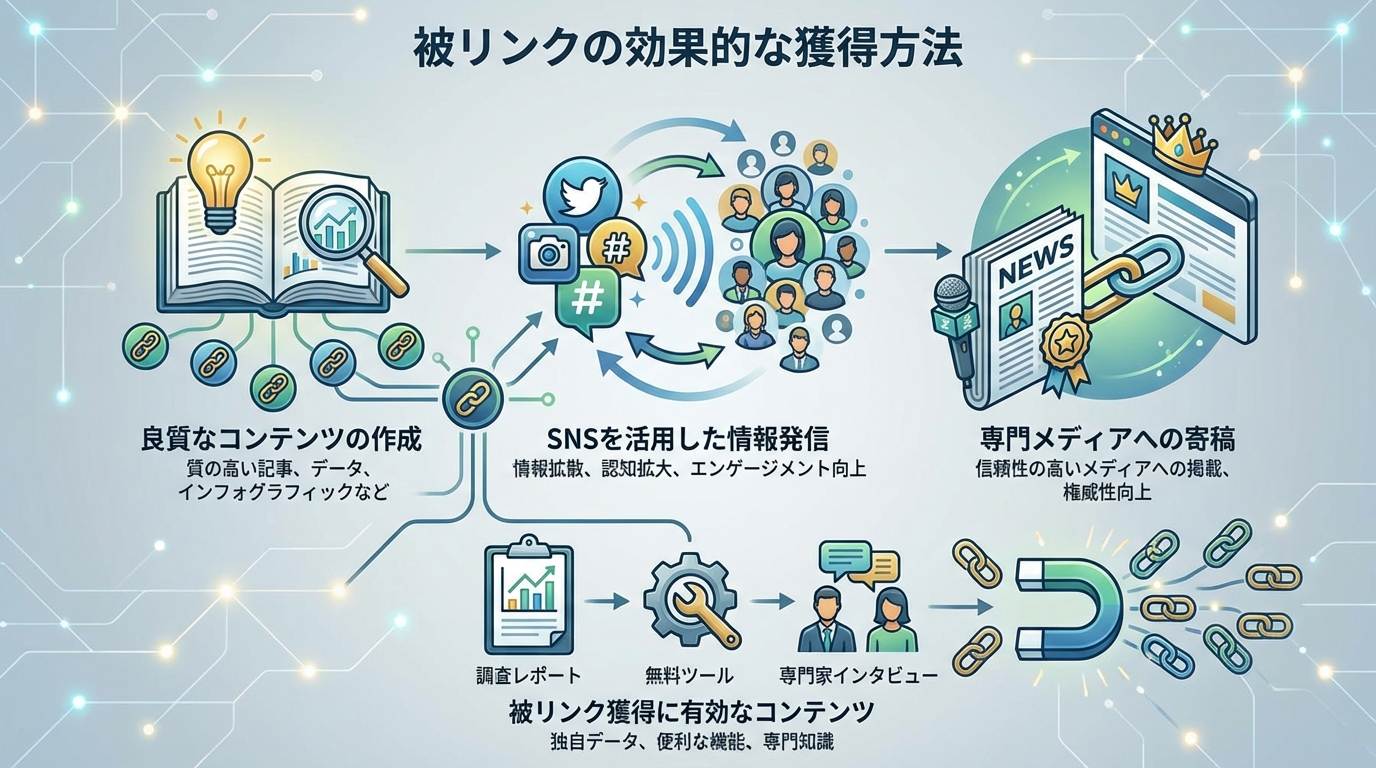 被リンクの効果的な獲得方法