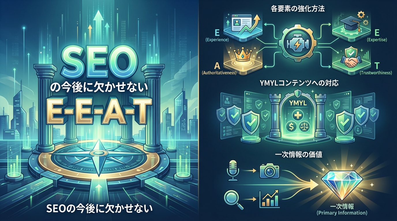 SEOの今後に欠かせないE-E-A-T