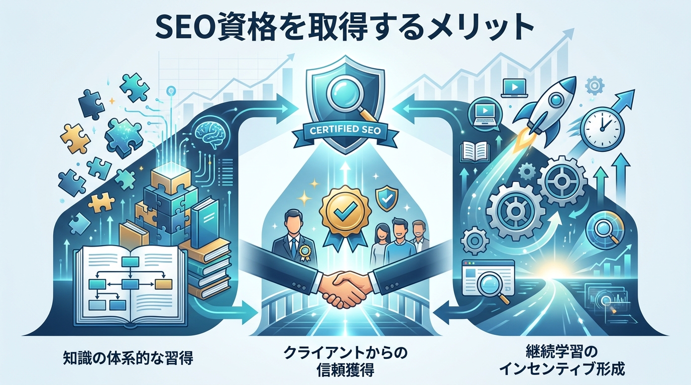 SEO資格を取得するメリット