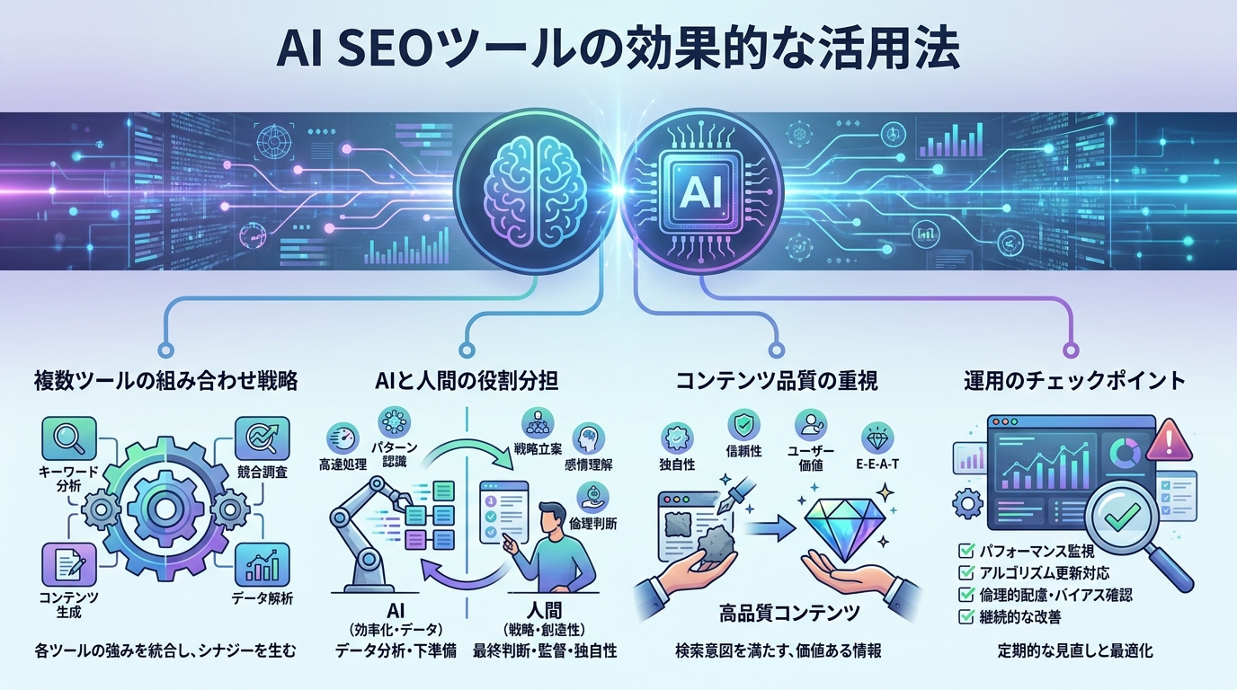 AI SEOツールの効果的な活用法