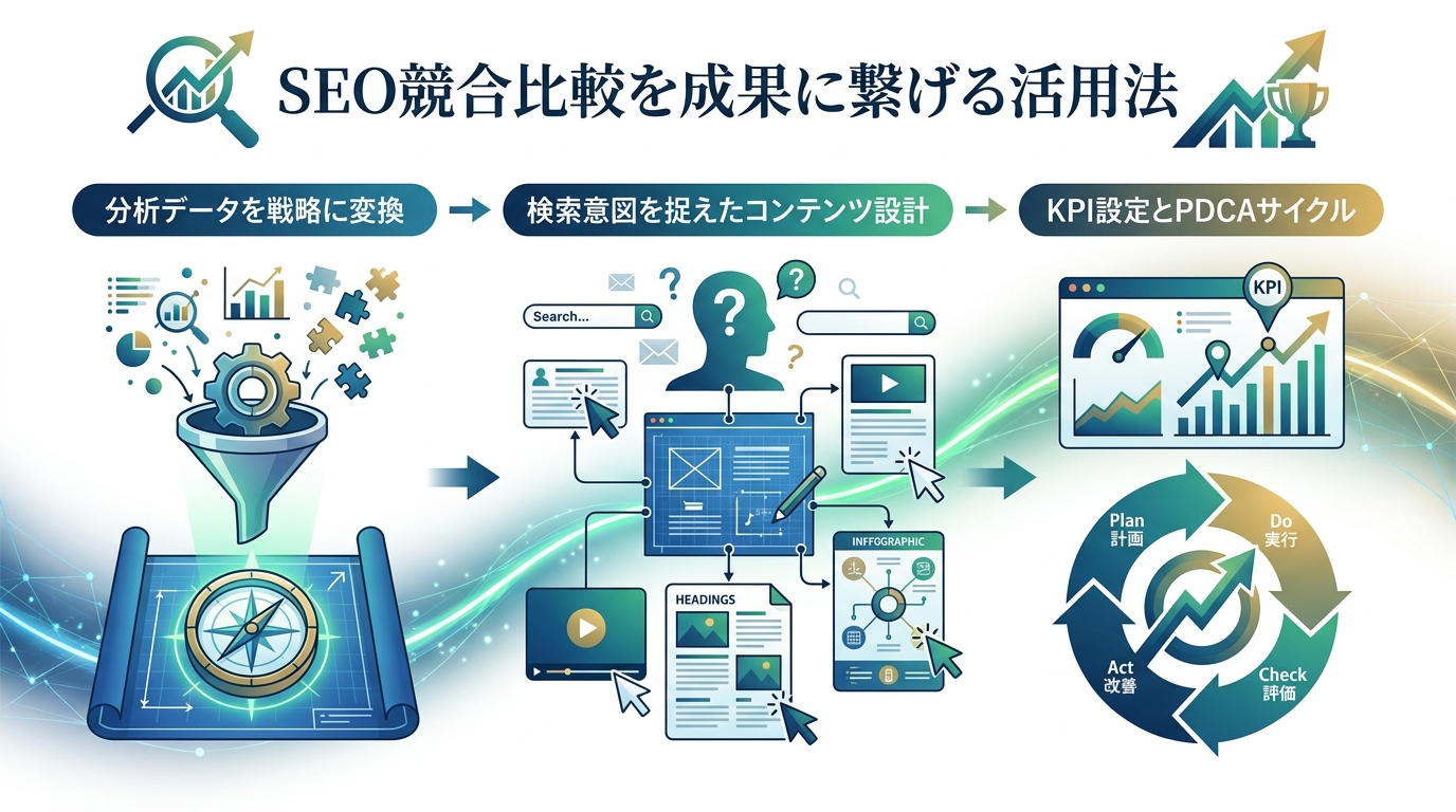 SEO競合比較を成果に繋げる活用法