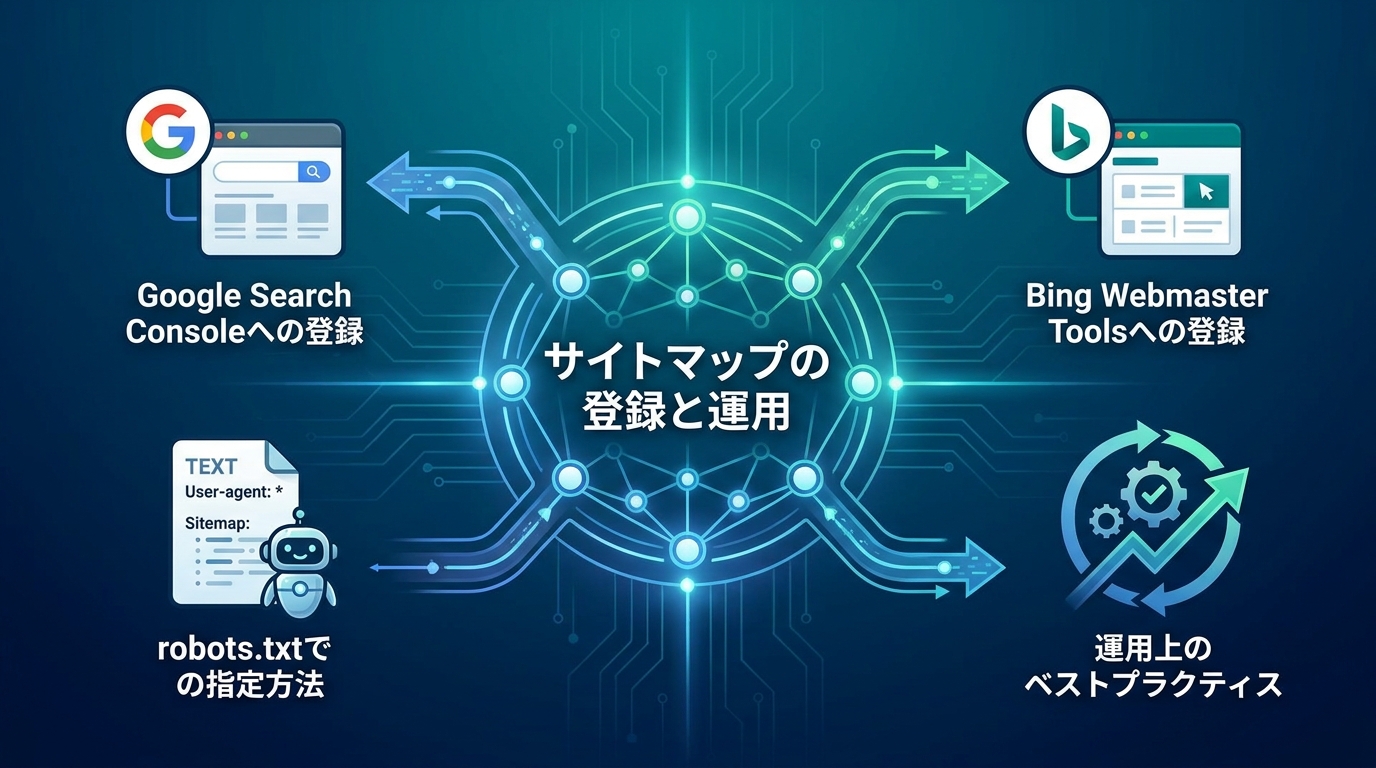 サイトマップの登録と運用