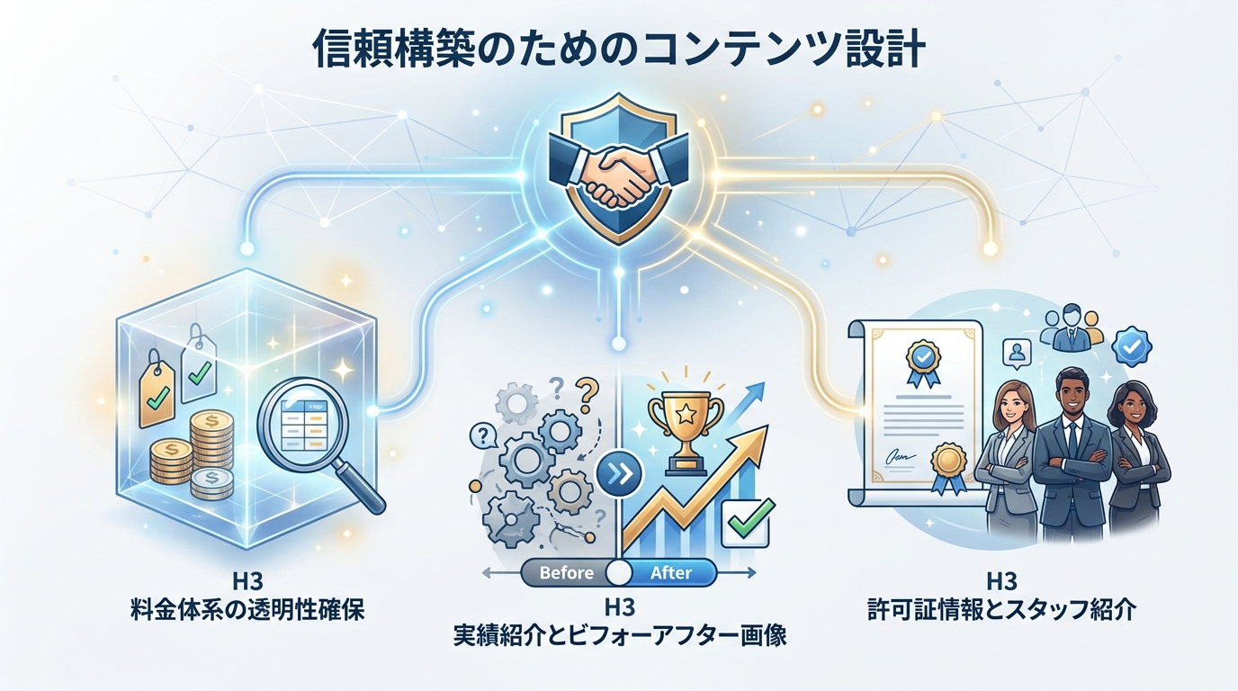 信頼構築のためのコンテンツ設計