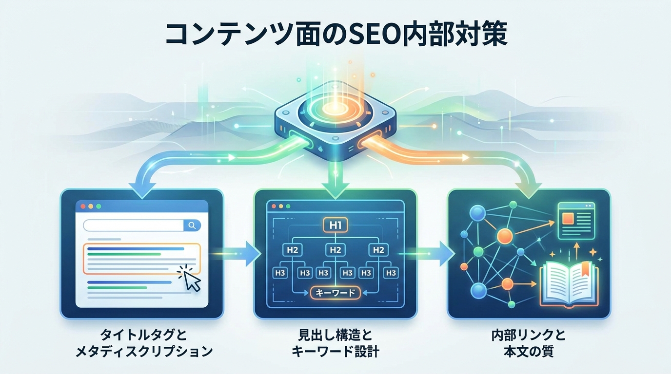 コンテンツ面のSEO内部対策