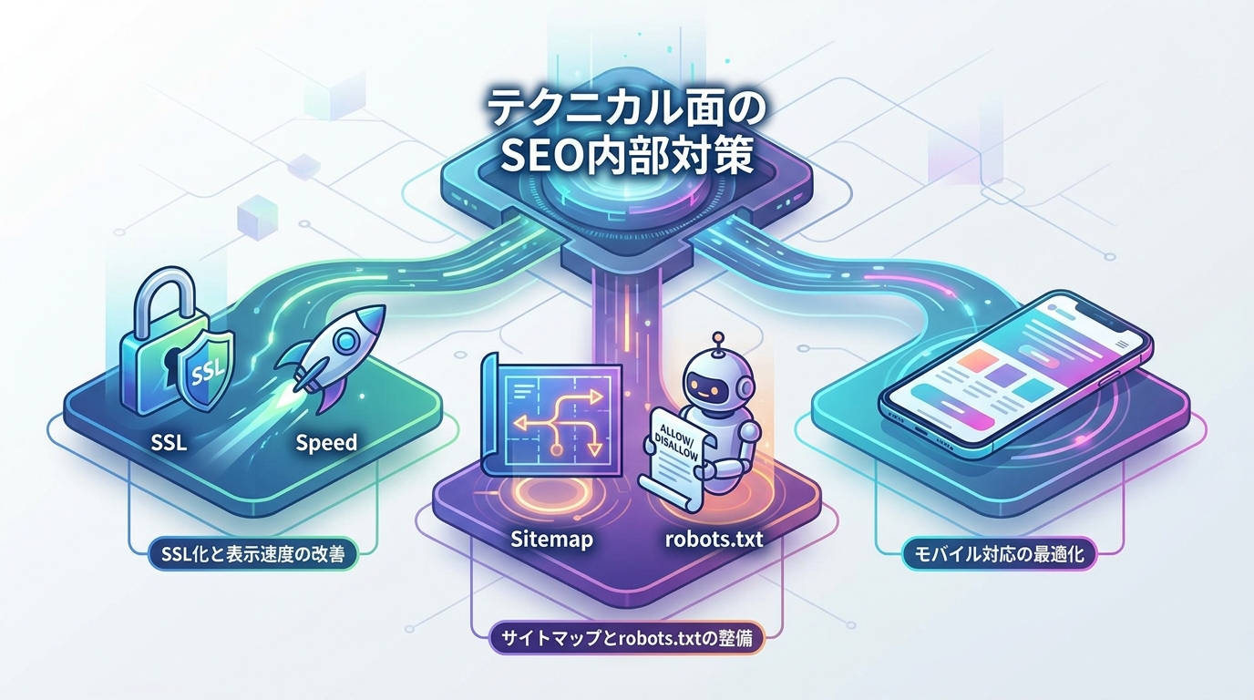 テクニカル面のSEO内部対策