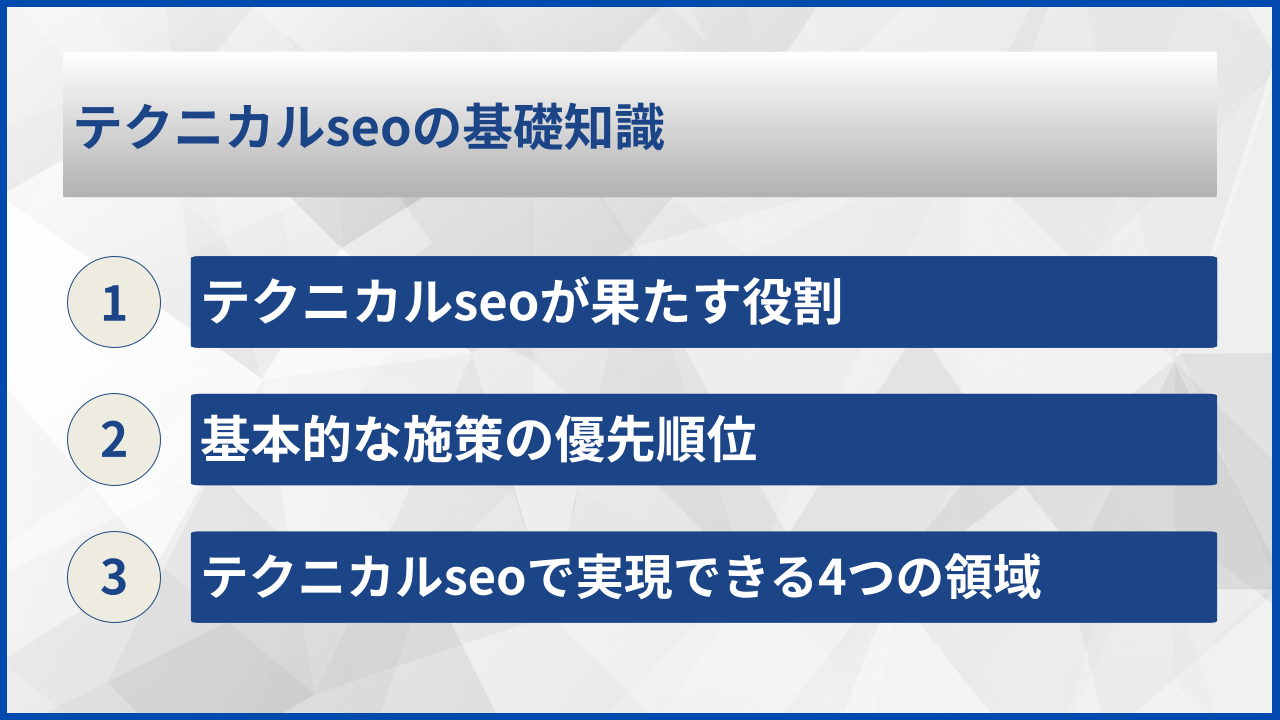 テクニカルseoの基礎知識