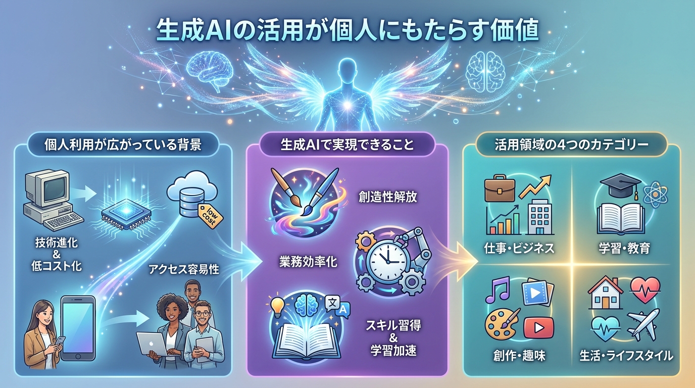 生成AIの活用が個人にもたらす価値