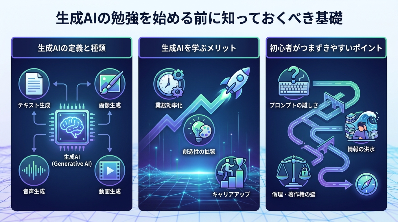 生成AIの勉強を始める前に知っておくべき基礎