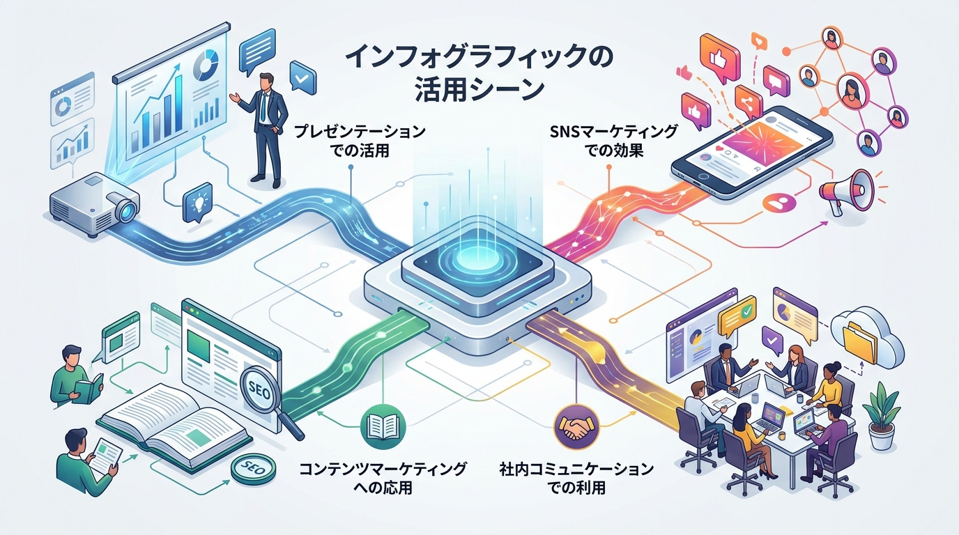 インフォグラフィックの活用シーン