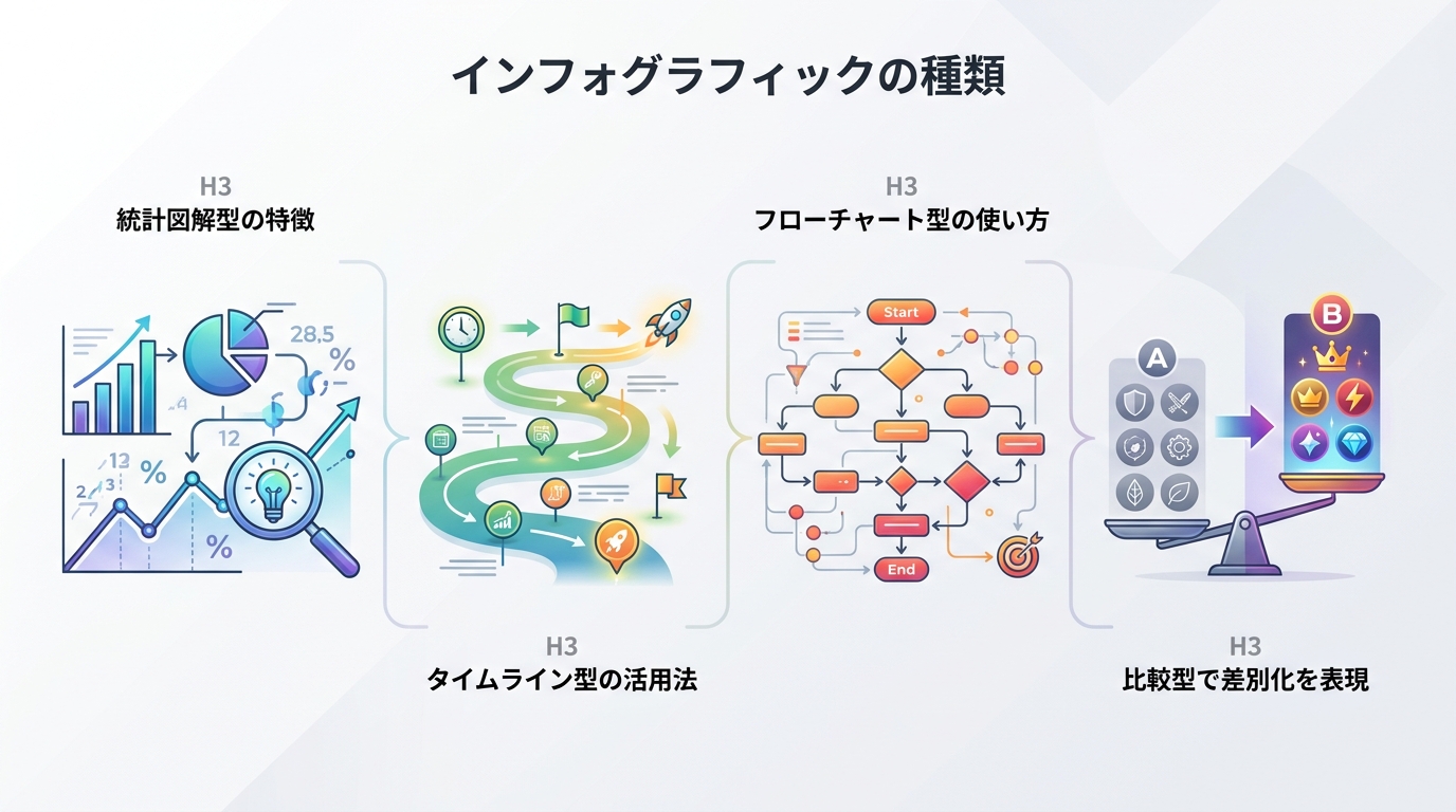 インフォグラフィックの種類