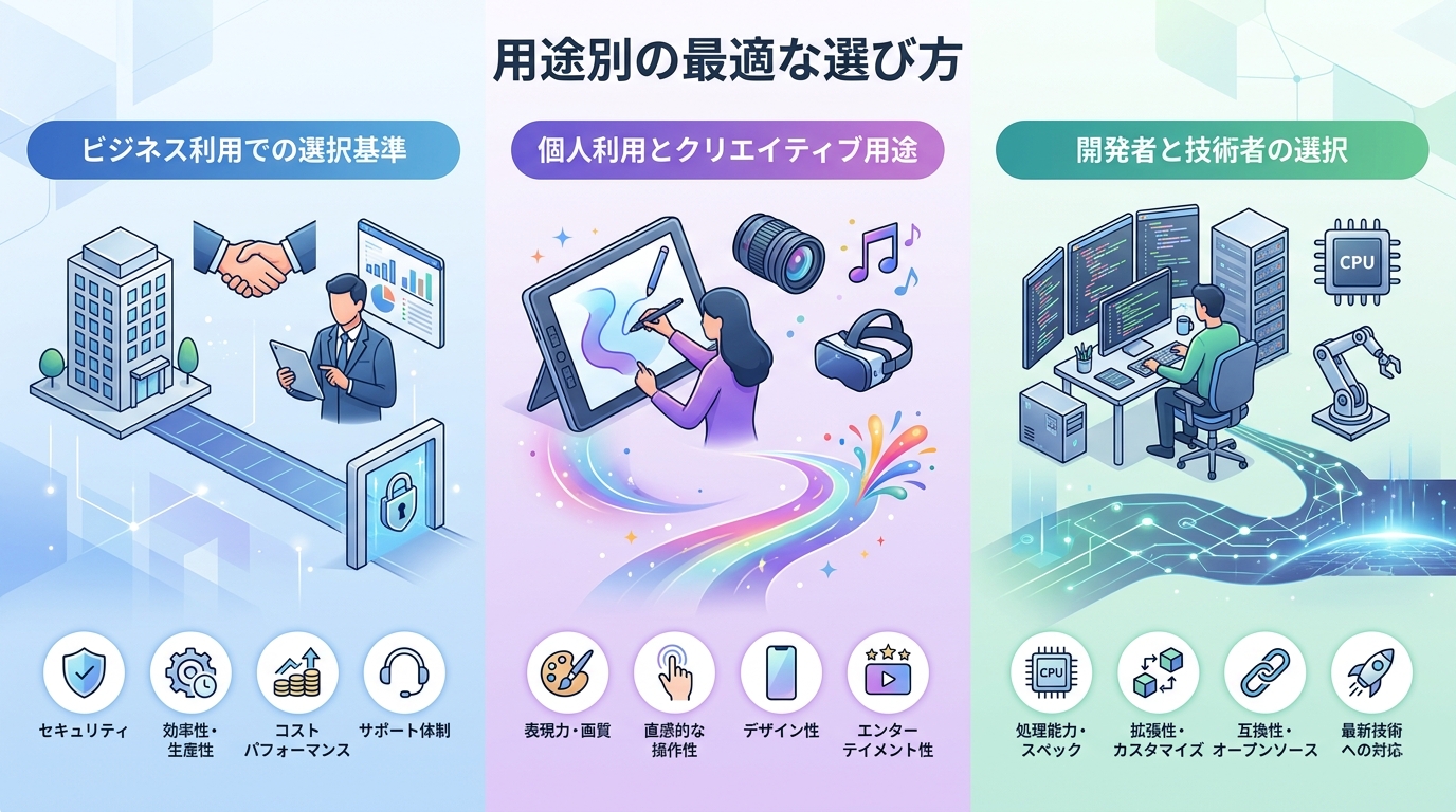 用途別の最適な選び方