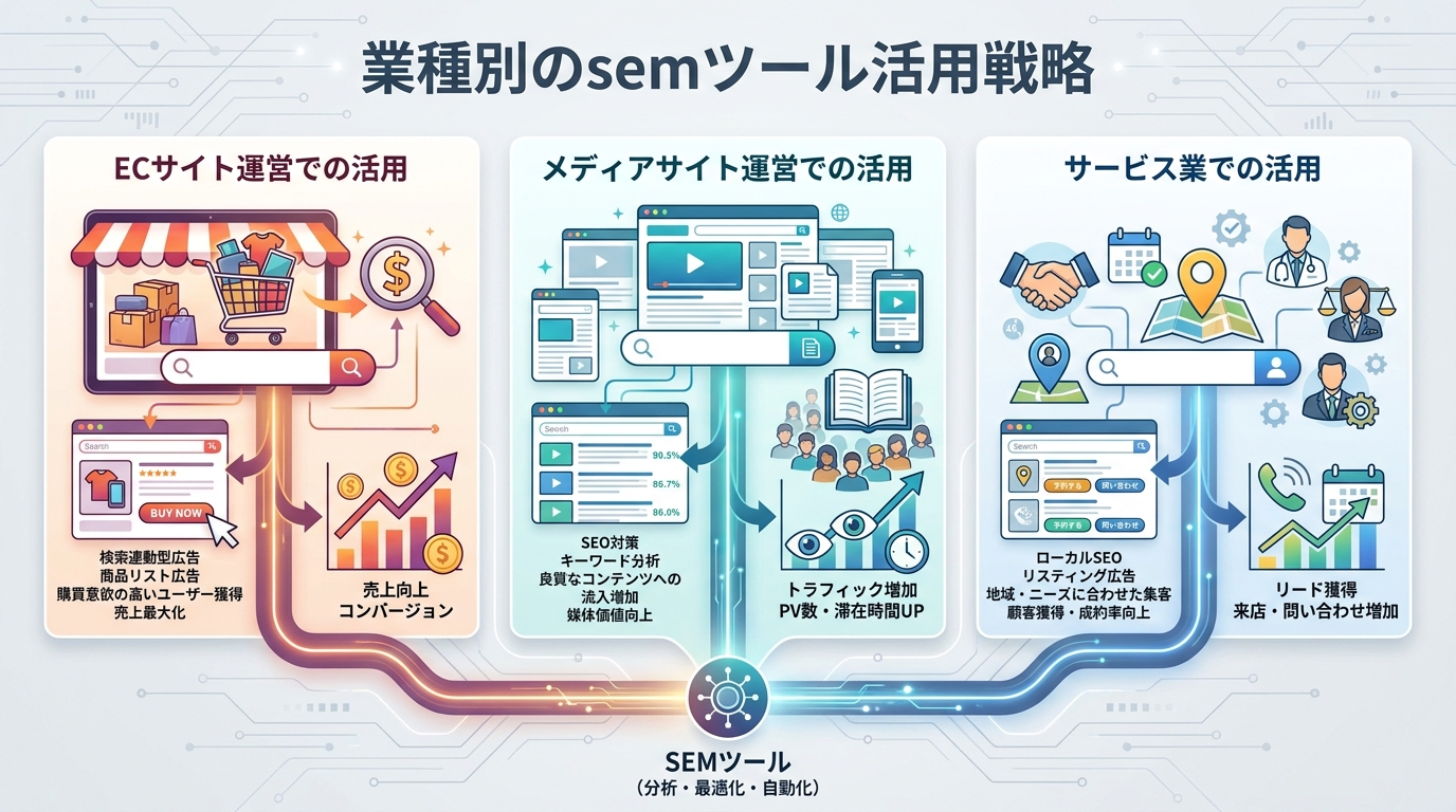 業種別のsemツール活用戦略