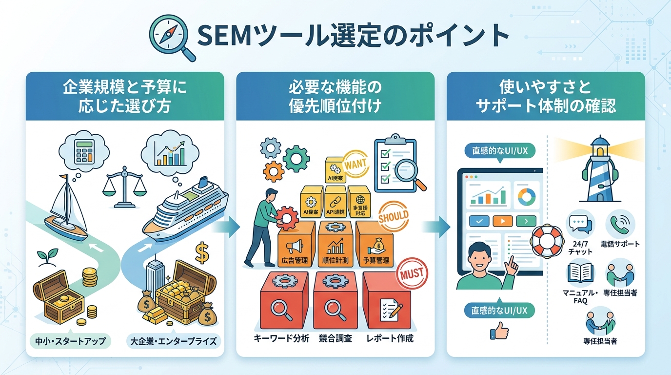 semツール選定のポイント