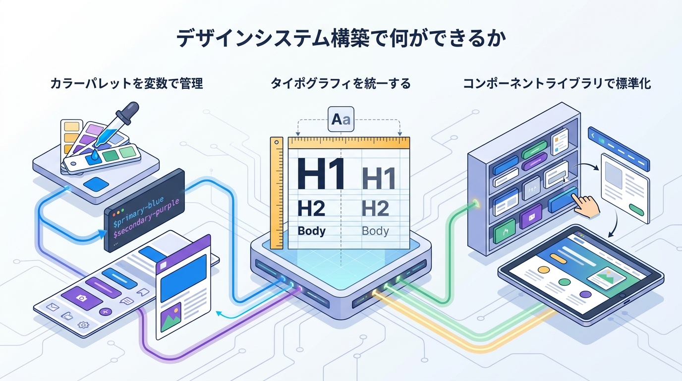 デザインシステム構築で何ができるか