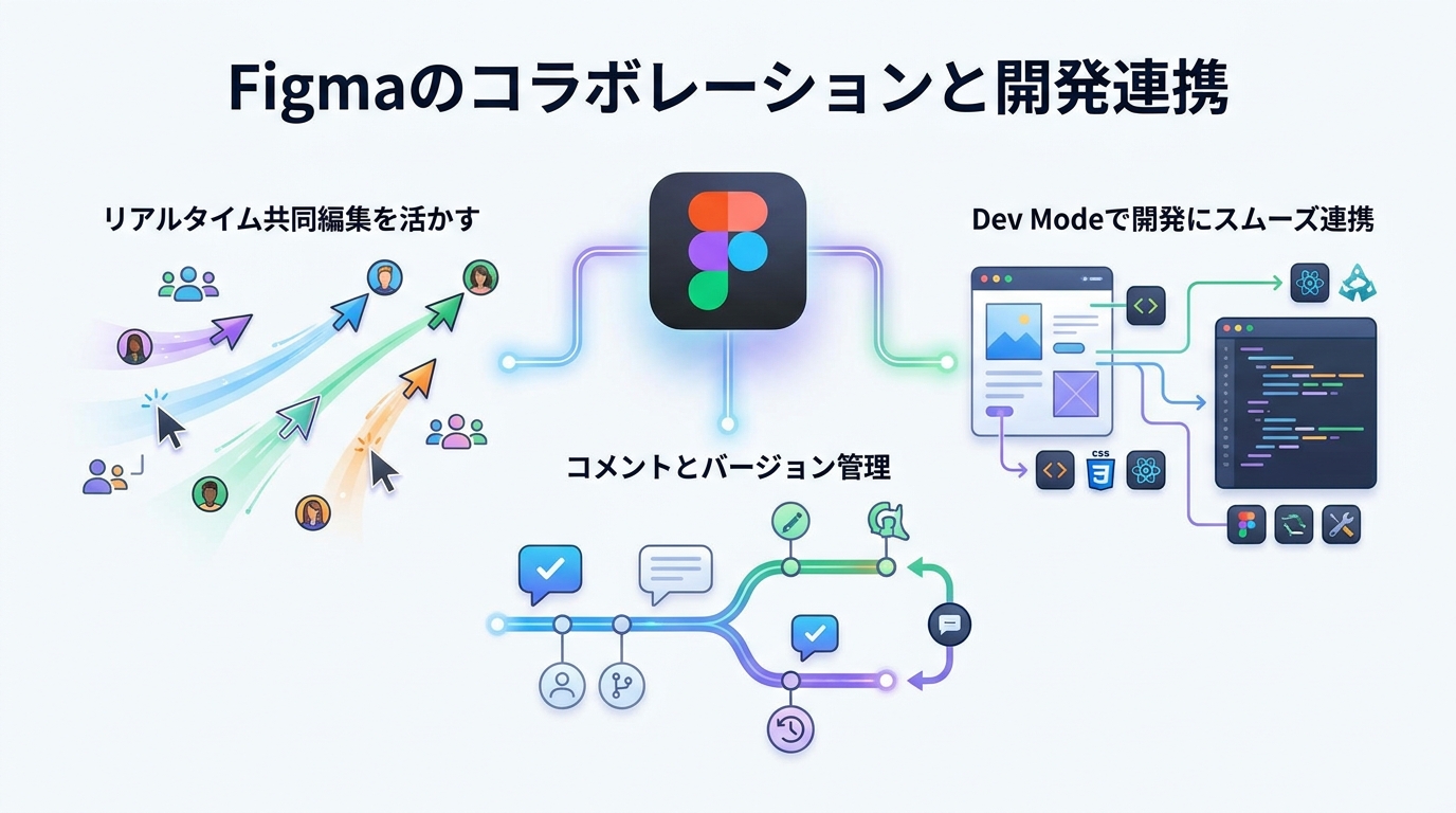 Figmaのコラボレーションと開発連携