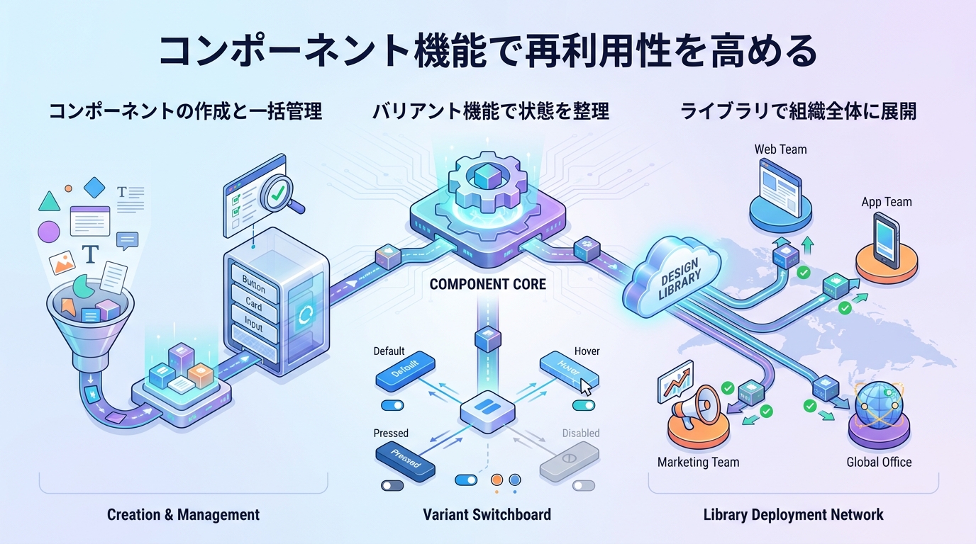 コンポーネント機能で再利用性を高める