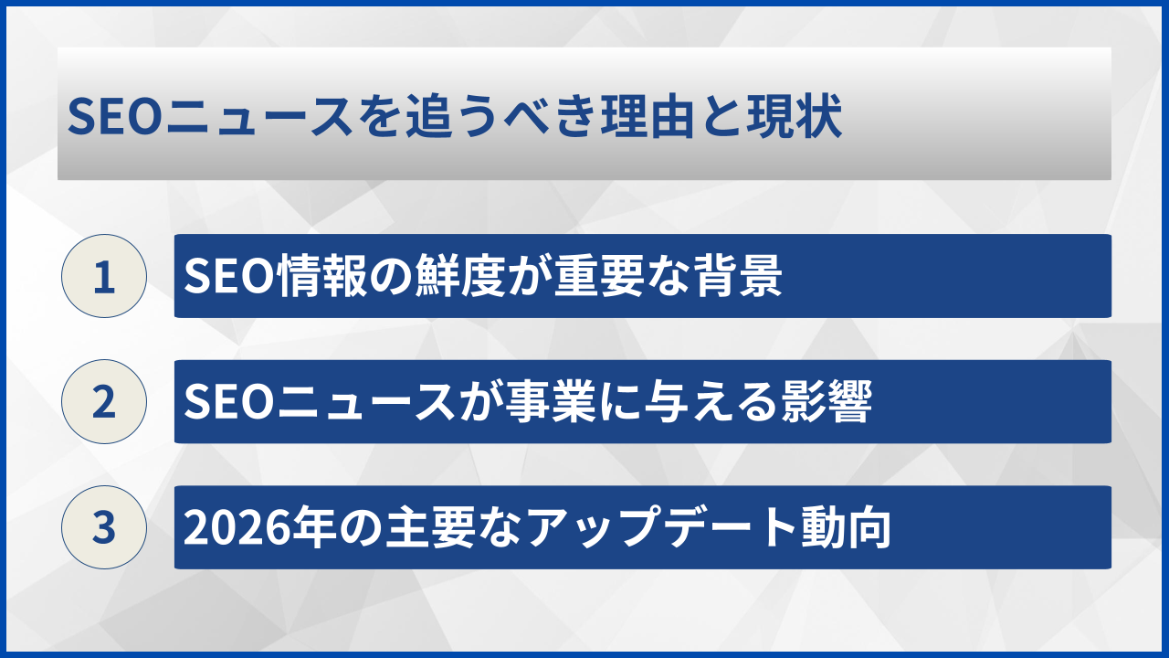 SEOニュースを追うべき理由と現状