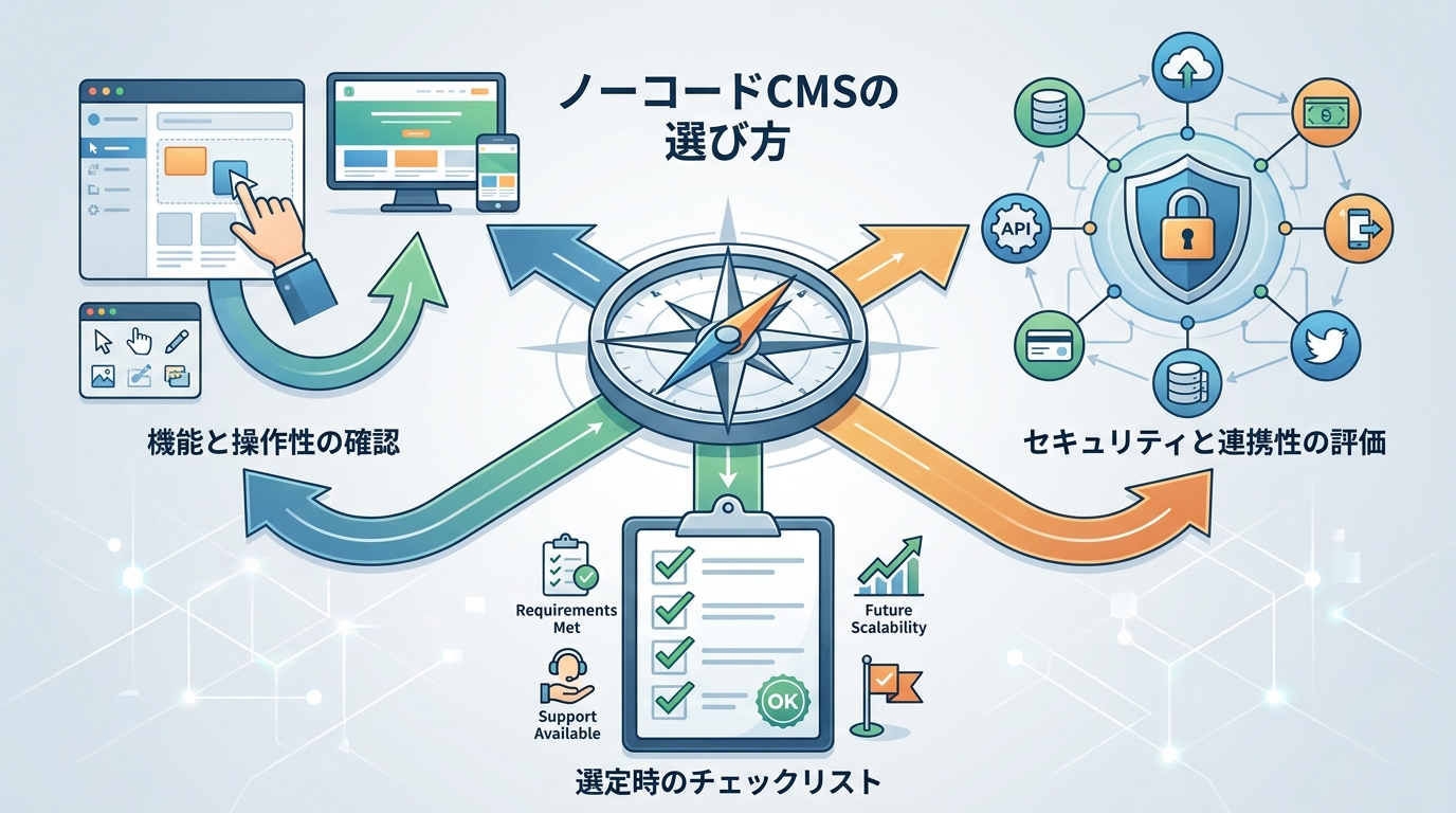 ノーコードCMSの選び方