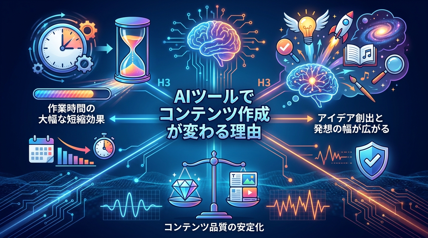 AIツールでコンテンツ作成が変わる理由