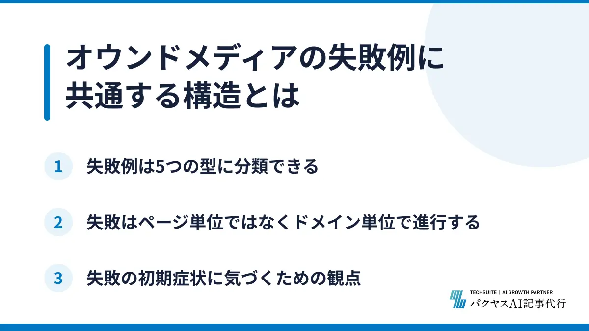 オウンドメディアの失敗例に共通する構造とは